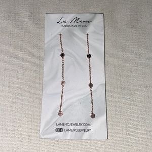 Rose Gold Dangle earrings